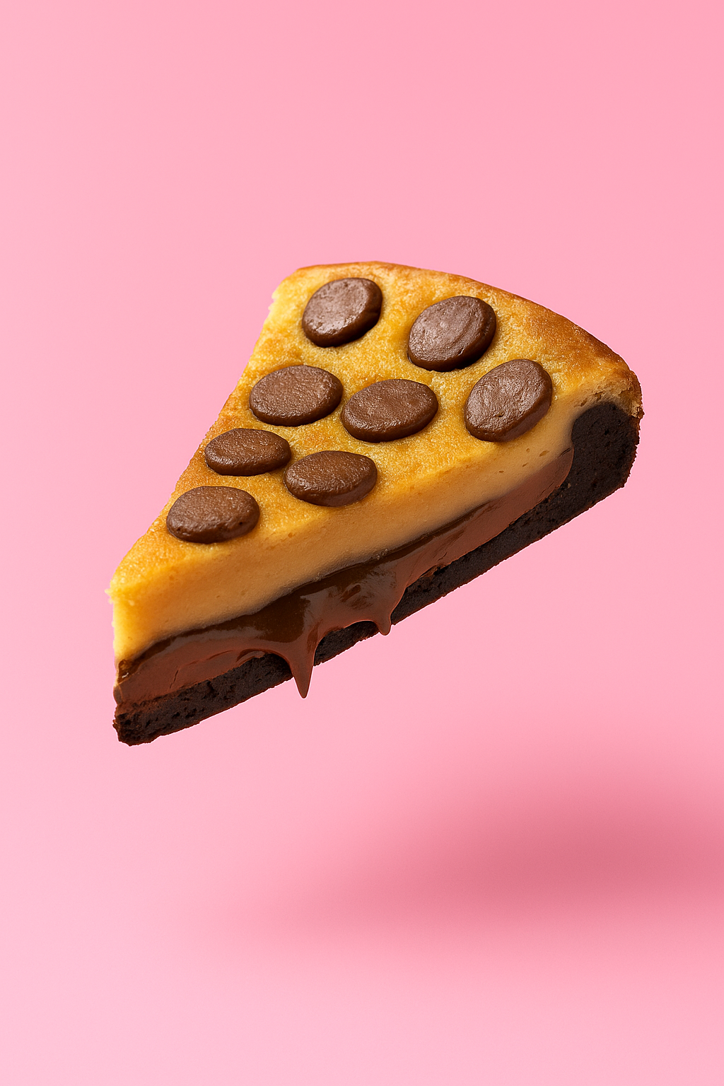 Cookie cake stuffed chocolate