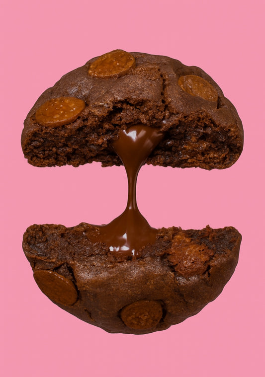 Cookie dark large stuffed milk chocolate